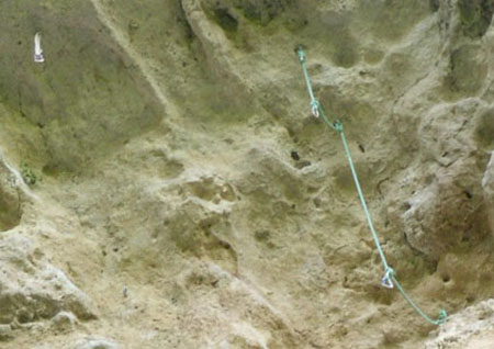 Tocos de cordas para criar mais pontos de ancoragem