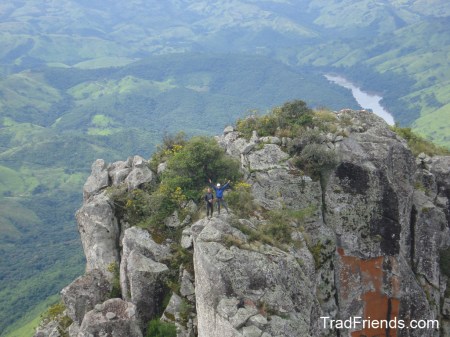 Alessandro e Andrey em um dos cumes