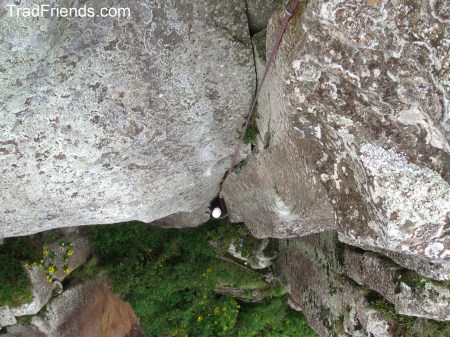 Andrey Romaniuk na via "Couro de cobra"