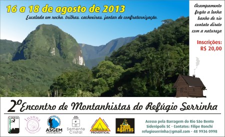 2º Encontro de Montanhistas do Refúgio Serrinha