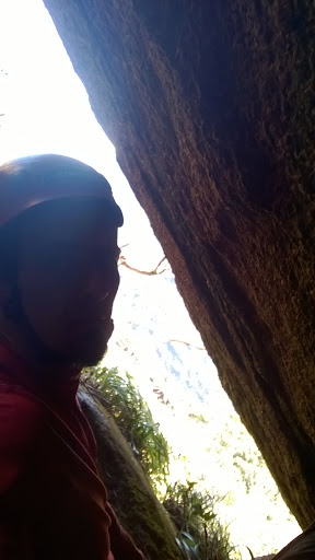 Elcio na reunião no final da primeira chaminé